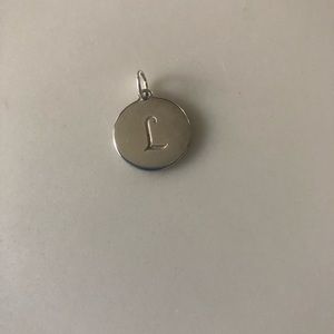 Stella & Dot Silver “L” Charm